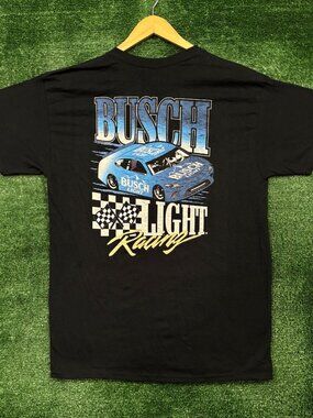Busch Light Racing Busch Light Beer T-Shirt Size Large